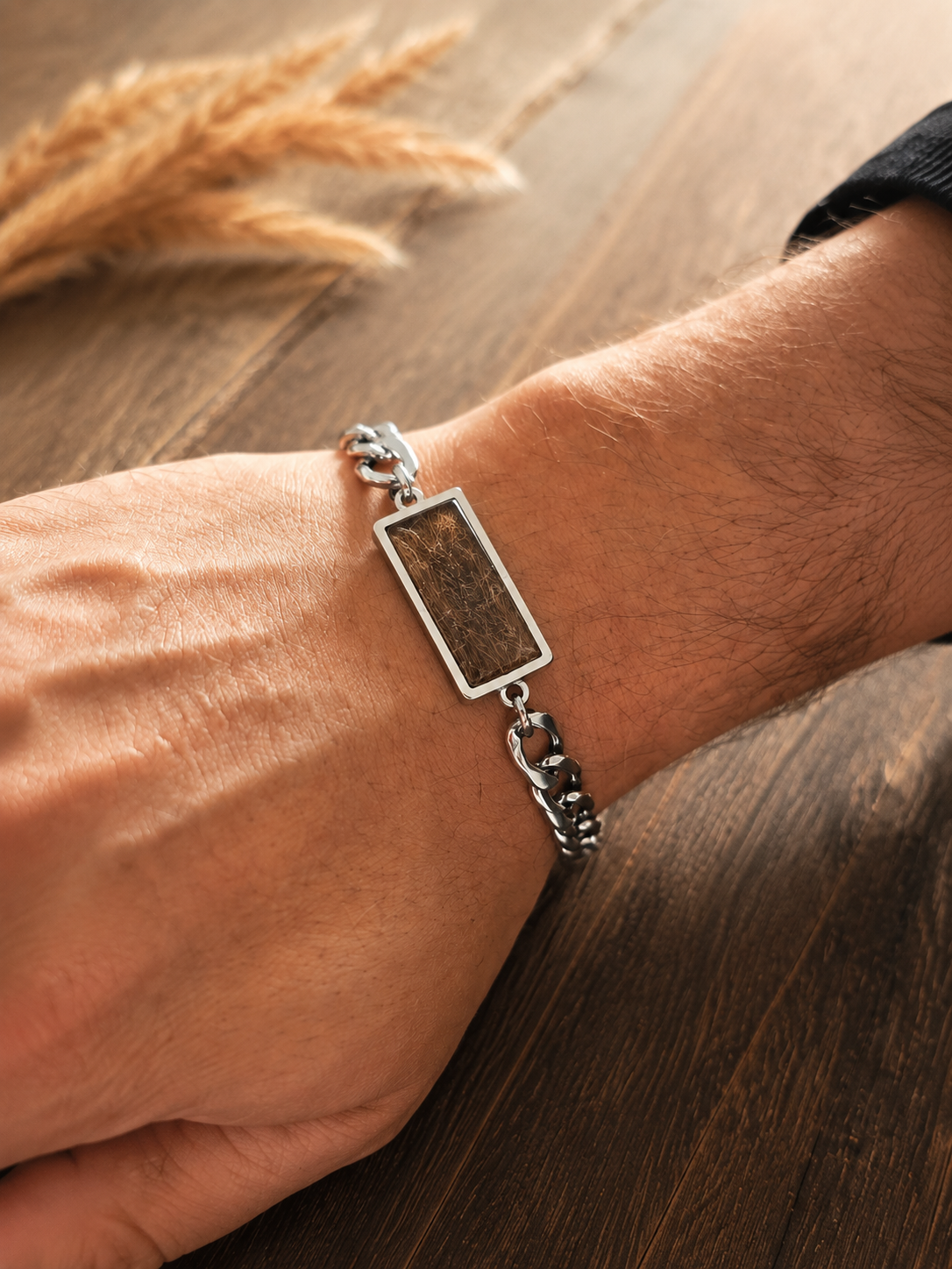 Armband massiv 8mm breit