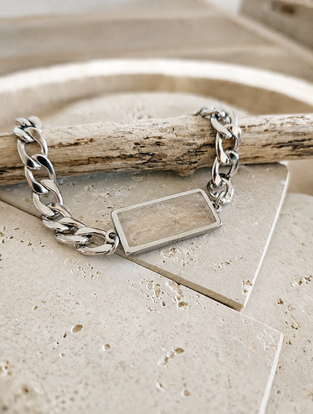 Armband massiv 8mm breit