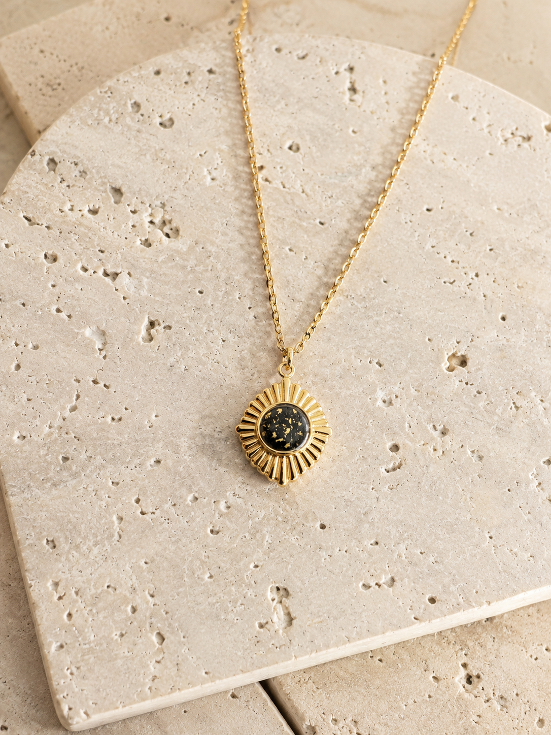 Kette "Liva" Sonne/Raute