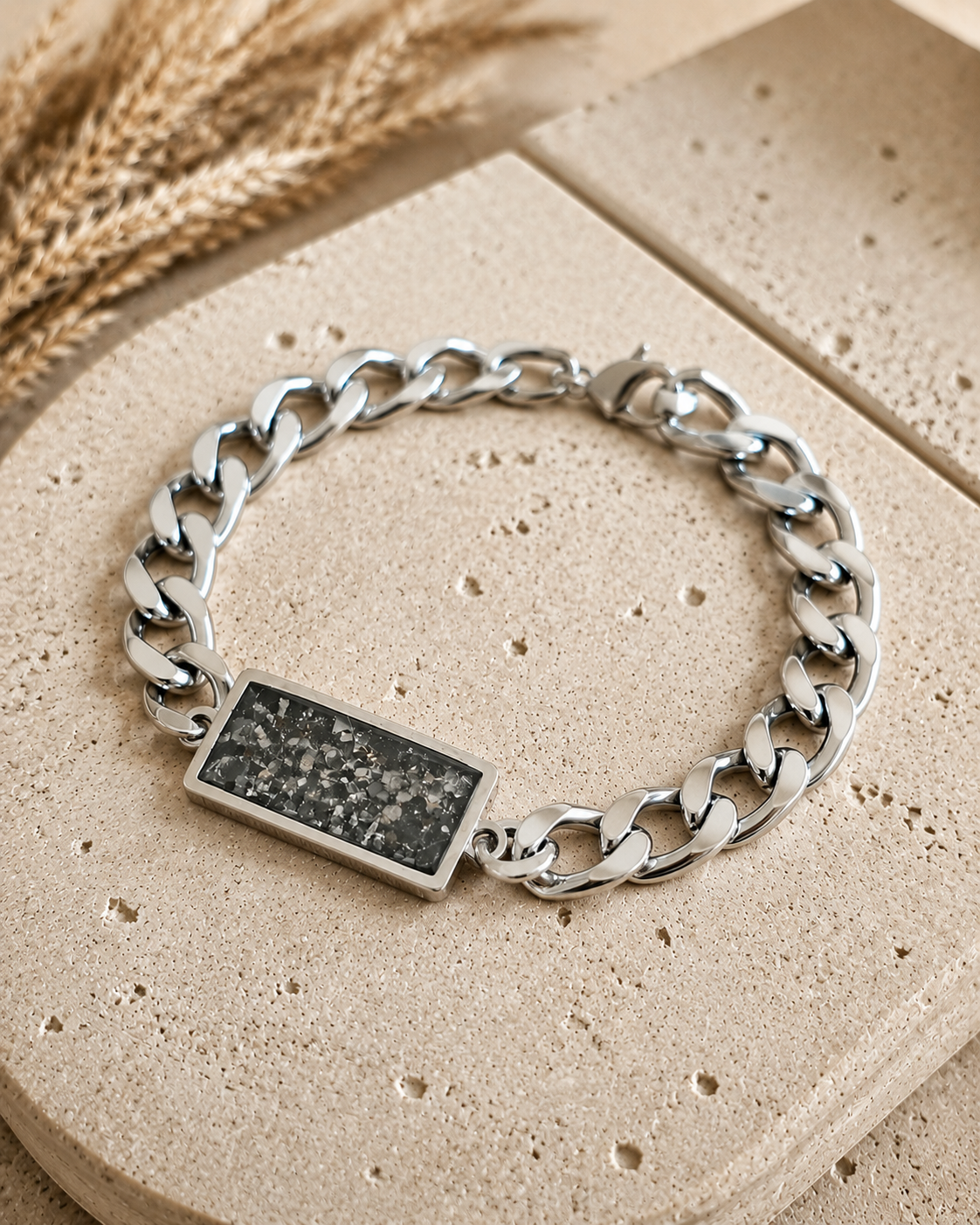 Armband massiv 8mm breit