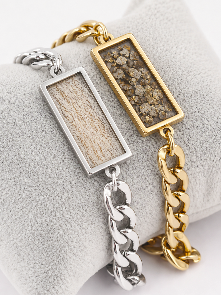 Armband massiv 8mm breit